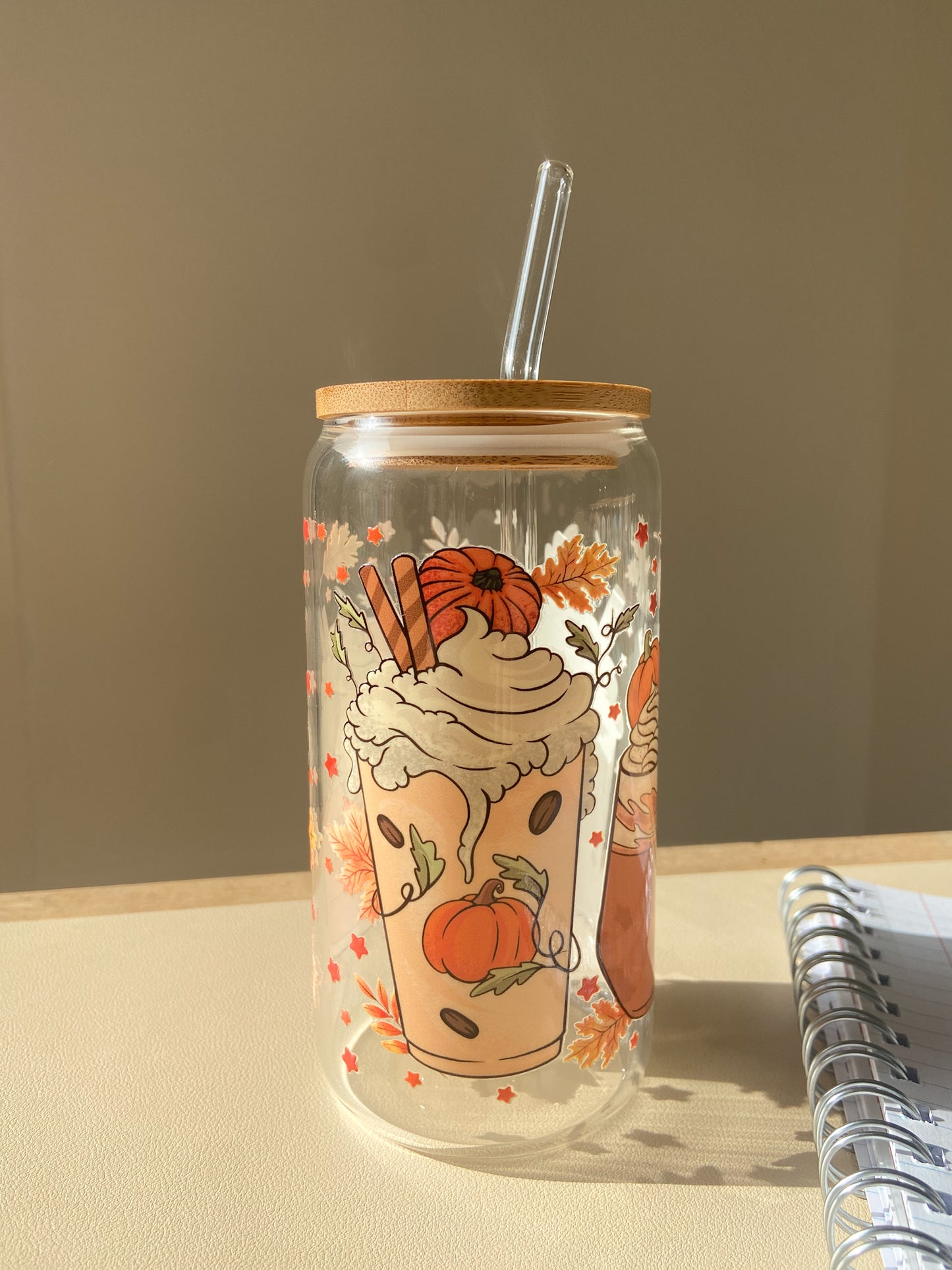 Verre Citrouille Café