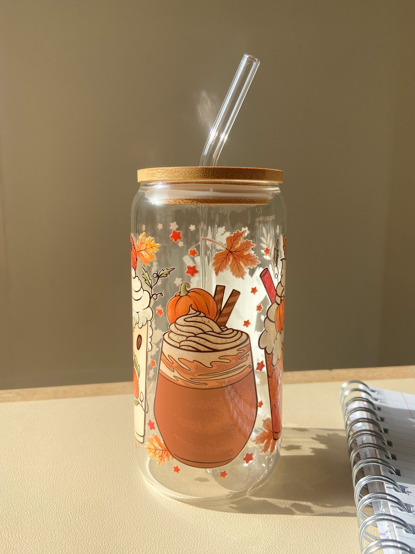 Verre Citrouille Café