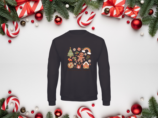 Sweat Unisex Groovy Christmas Vibes