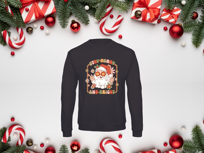 Sweat Unisex Groovy Santa Claus