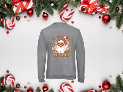 Sweat Unisex Groovy Santa Claus