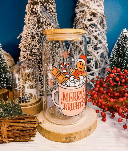 Verre Pain d'épice Merry & Bright