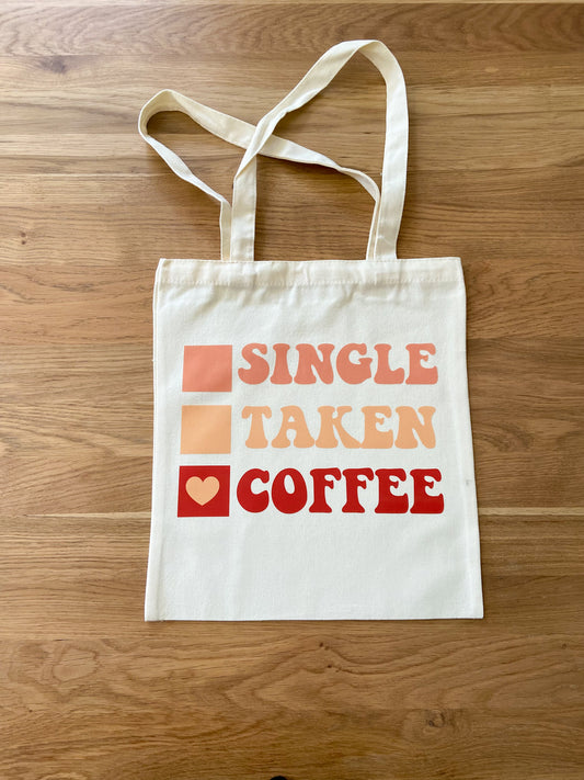 Tote Bag Single Taken Coffee 36x31cm